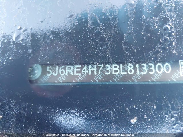40093922 :رقم المزاد ، 5J6RE4H73BL813300 vin ، 2011 Honda Cr-v مزاد بيع