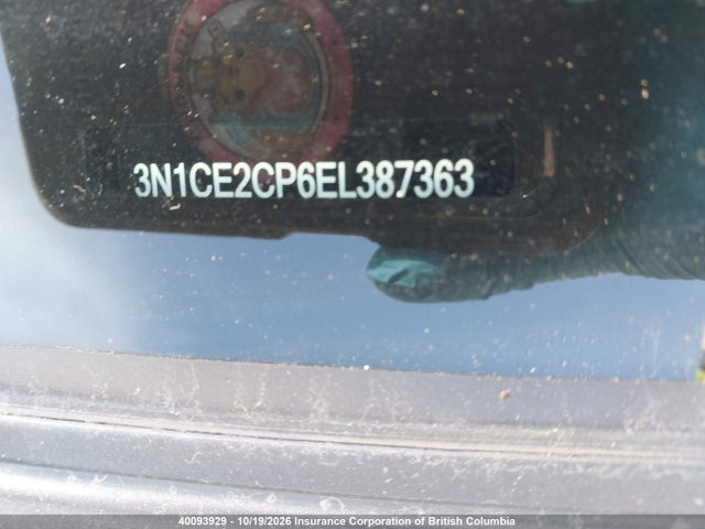 3N1CE2CP6EL387363 Nissan Versa
