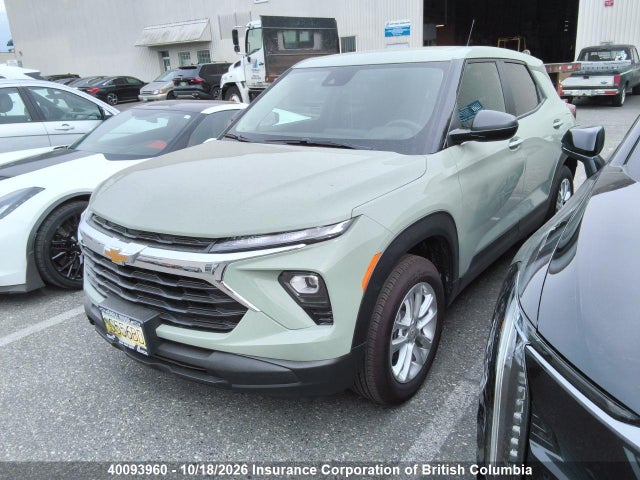 40093960 :رقم المزاد ، KL79MNSL5TB105123 vin ، 2026 Chevrolet Trailblazer Ls مزاد بيع