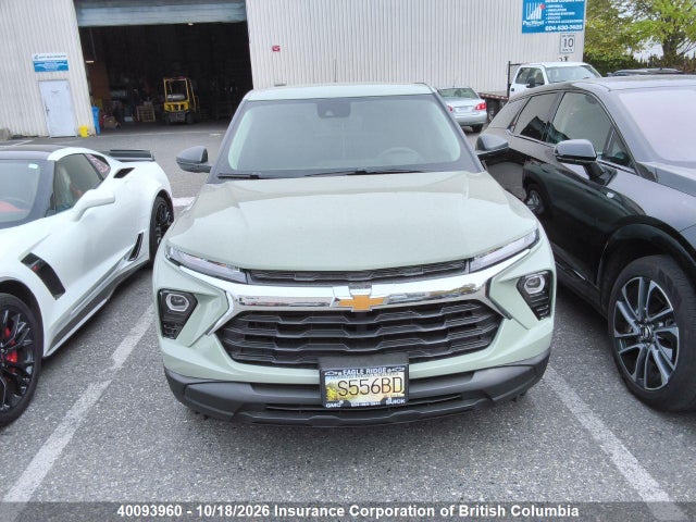 40093960 :رقم المزاد ، KL79MNSL5TB105123 vin ، 2026 Chevrolet Trailblazer Ls مزاد بيع