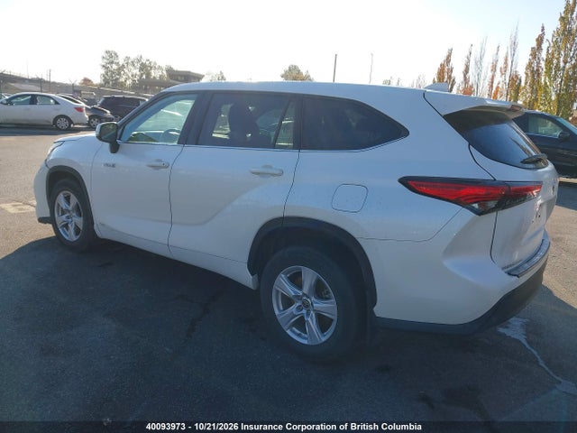Toyota Highlander Hybrid Le 2021 5TDBBRCH4MS516616 Image 3