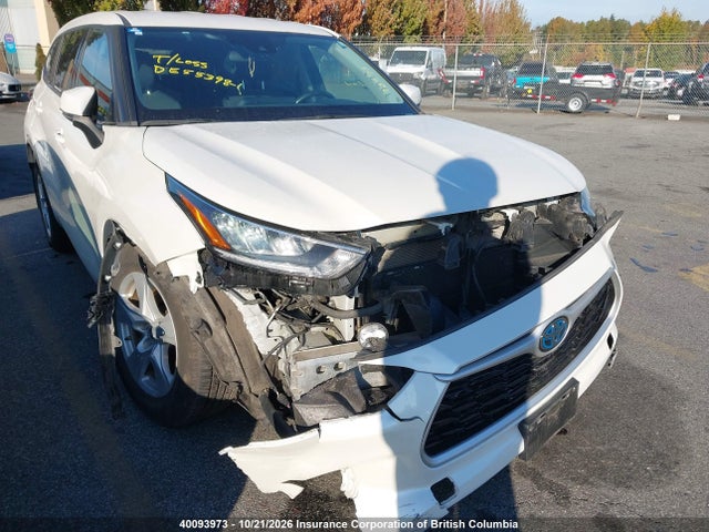 Toyota Highlander Hybrid Le 2021 5TDBBRCH4MS516616 Image 6