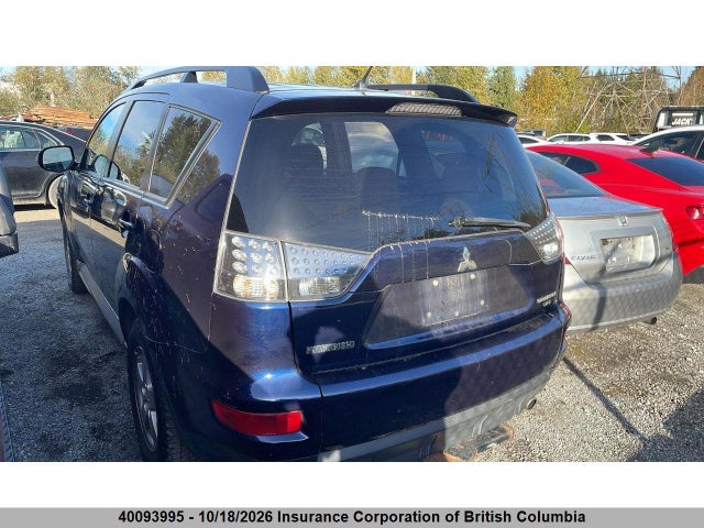 40093995 :رقم المزاد ، JA4JT3AX6AZ608265 vin ، 2010 Mitsubishi Outlander Xls مزاد بيع