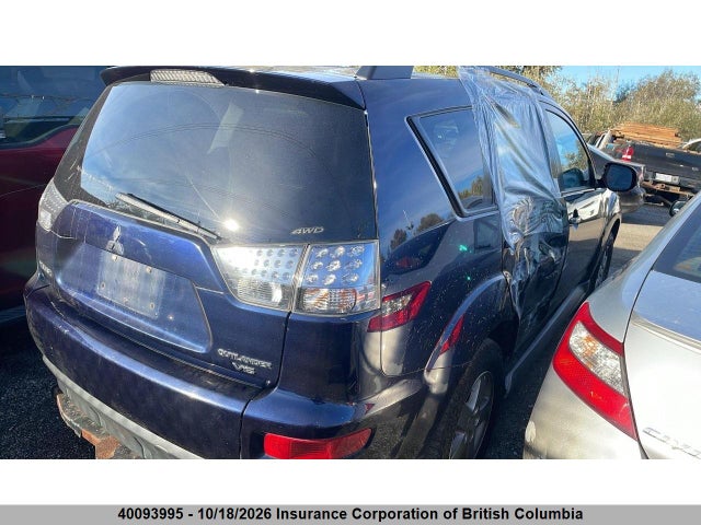 40093995 :رقم المزاد ، JA4JT3AX6AZ608265 vin ، 2010 Mitsubishi Outlander Xls مزاد بيع