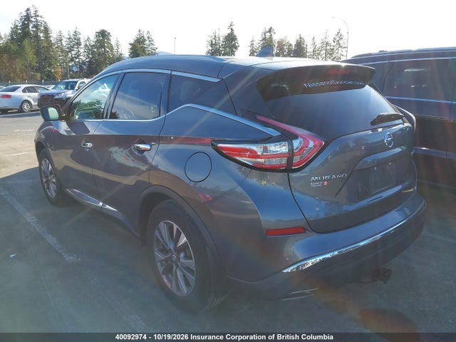 5N1AZ2MHXHN196173 Nissan Murano S/sl/sv/platinum