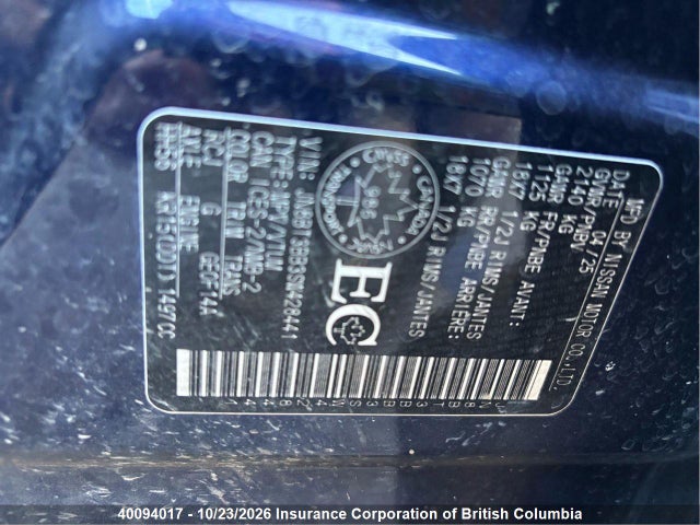 Nissan Rogue 2025 JN8BT3BB3SW428441 Image 10