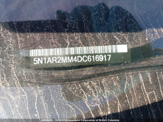 Продажа на аукционе авто 2013 Nissan Pathfinder S/sv/sl/platinum, vin: 5N1AR2MM4DC616917, номер лота: 40094053