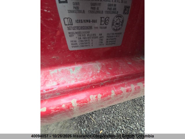 GMC Sierra K1500 2014 3GTU2TEC0EG536286 Image 17