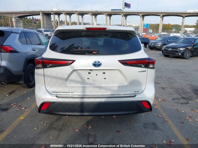 5TDKBRCHXRS139118 Toyota Highlander Hybrid Xle/hybrid Le