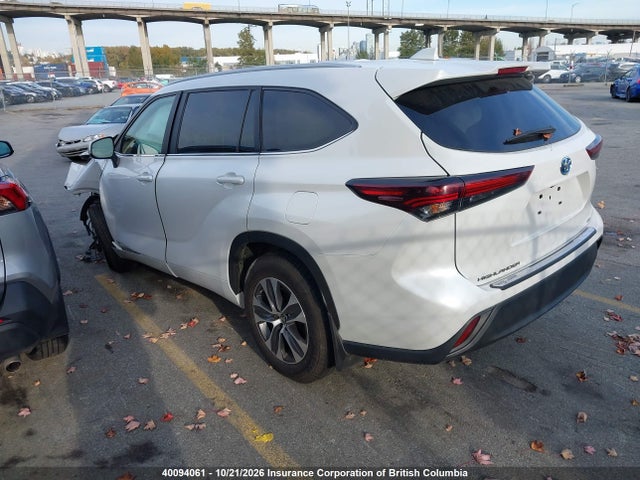 5TDKBRCHXRS139118 Toyota Highlander Hybrid Xle/hybrid Le