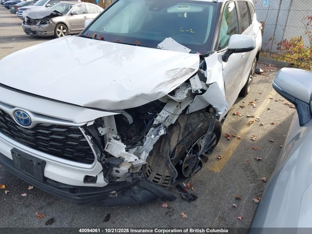 5TDKBRCHXRS139118 Toyota Highlander Hybrid Xle/hybrid Le