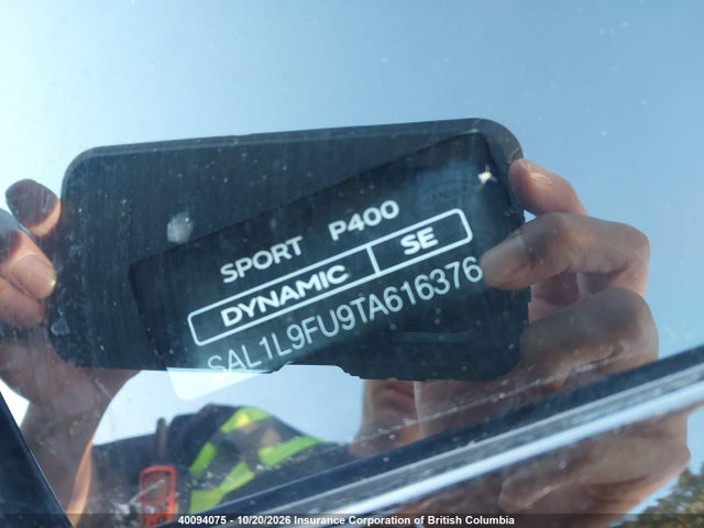 Продажа на аукционе авто 2026 Land Rover Range Rover Sport Dynamic Se, vin: SAL1L9FU9TA616376, номер лота: 40094075