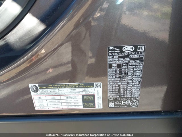 Продажа на аукционе авто 2026 Land Rover Range Rover Sport Dynamic Se, vin: SAL1L9FU9TA616376, номер лота: 40094075