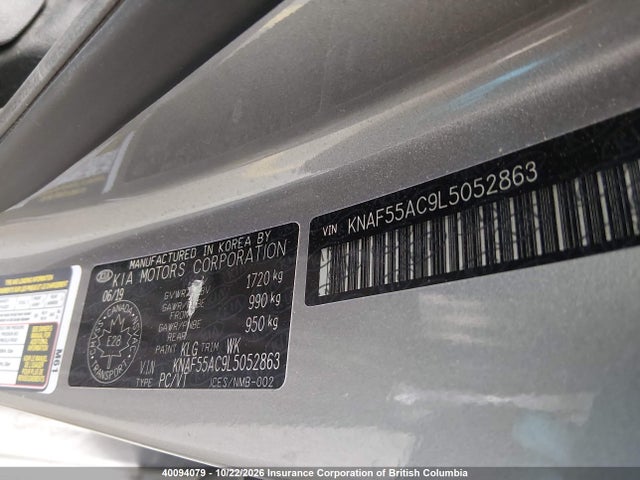 KIA Forte 2020 KNAF55AC9L5052863 Image 9