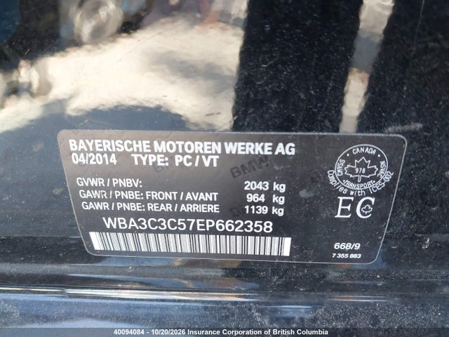 WBA3C3C57EP662358 BMW 320i