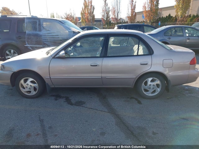 Продаж на аукціоні авто 2001 Toyota Corolla Ce/le/s, vin: 2T1BR12E11C823458, номер лоту: 40094113