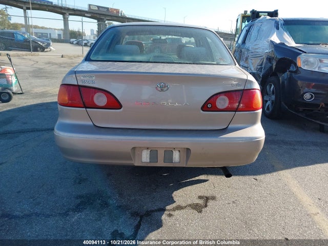 Продаж на аукціоні авто 2001 Toyota Corolla Ce/le/s, vin: 2T1BR12E11C823458, номер лоту: 40094113