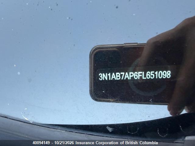 Nissan Sentra S/sv/sr/sl 2015 3N1AB7AP6FL651098 Image 11