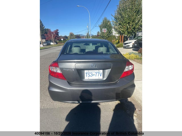 Продаж на аукціоні авто 2012 Honda Civic, vin: 2HGFB2F42CH101004, номер лоту: 40094156