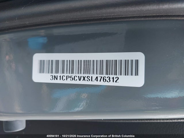 Aukcja sprzedaży 2025 Nissan Kicks, vin: 3N1CP5CVXSL476312, numer aukcji: 40094181