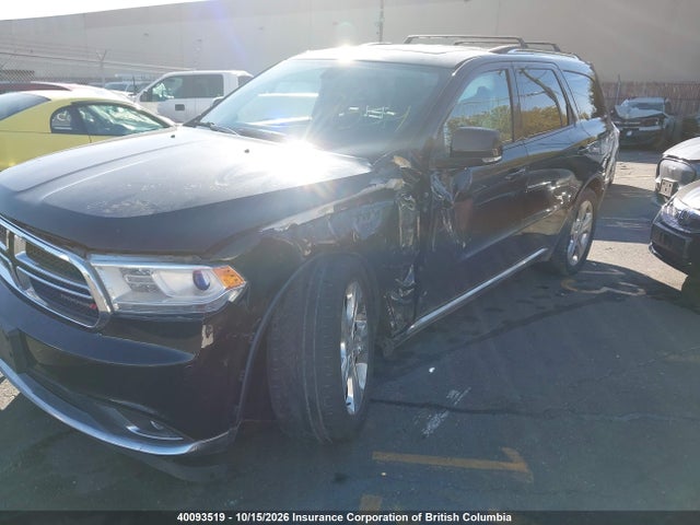 40093519 :رقم المزاد ، 1C4RDJDG8FC837112 vin ، 2015 Dodge Durango Limited مزاد بيع