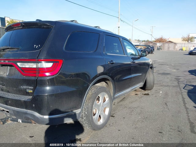 40093519 :رقم المزاد ، 1C4RDJDG8FC837112 vin ، 2015 Dodge Durango Limited مزاد بيع