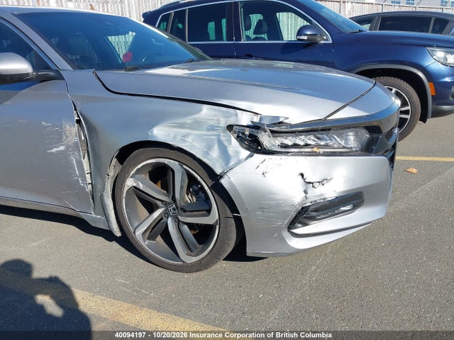 2020 Honda Accord Sport 1.5t მანქანა იყიდება აუქციონზე, vin: 1HGCV1F34LA805280, აუქციონის ნომერი: 40094197