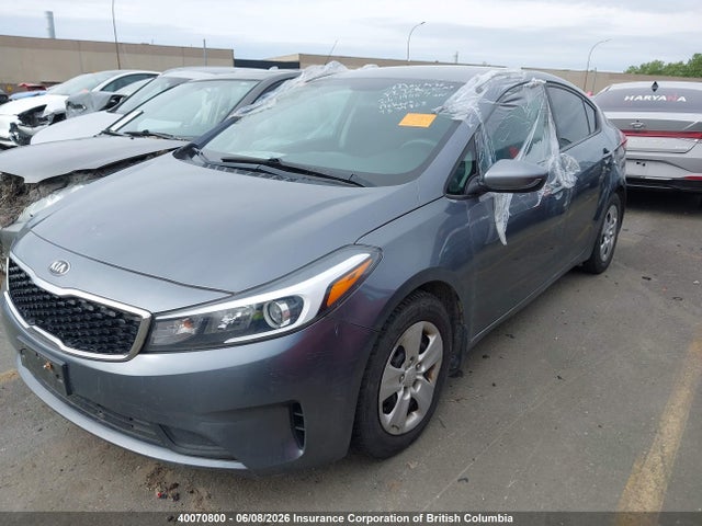 40070800 :رقم المزاد ، 3KPFK4A70HE091779 vin ، 2017 Kia Forte Lx مزاد بيع