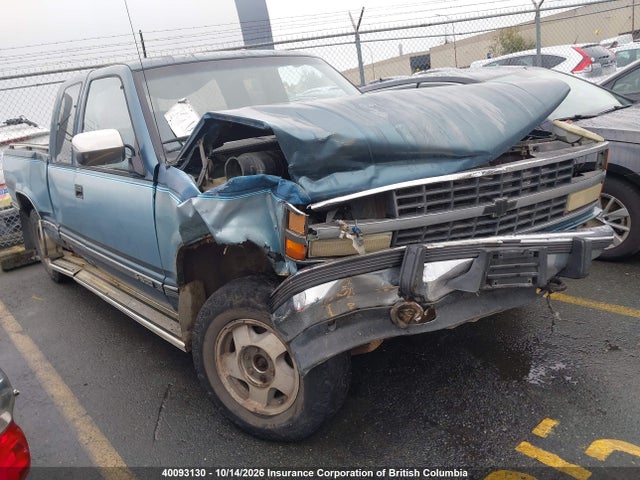 40093130 :رقم المزاد ، 2GCEK19K5N1182817 vin ، 1992 Chevrolet Gmt-400 K1500 مزاد بيع