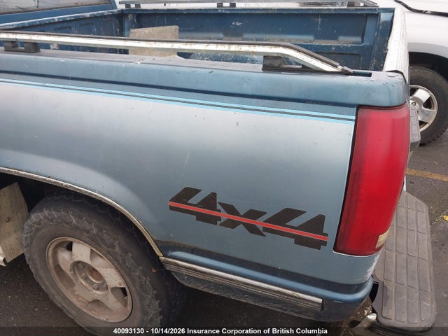 40093130 :رقم المزاد ، 2GCEK19K5N1182817 vin ، 1992 Chevrolet Gmt-400 K1500 مزاد بيع