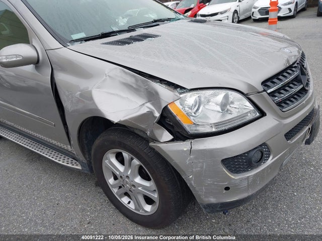 40091222 :رقم المزاد ، 4JGBB86E67A273058 vin ، 2007 Mercedes-benz Ml 350 مزاد بيع