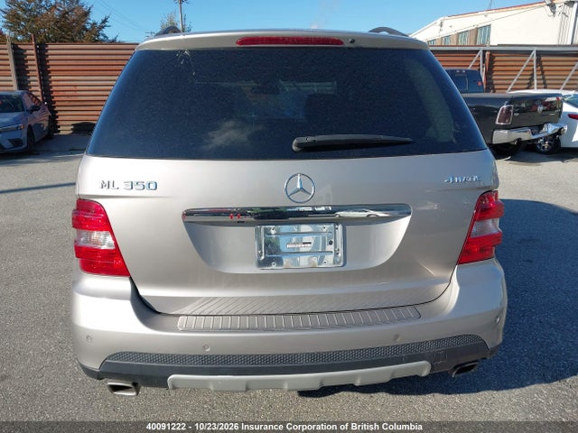 40091222 :رقم المزاد ، 4JGBB86E67A273058 vin ، 2007 Mercedes-benz Ml 350 مزاد بيع