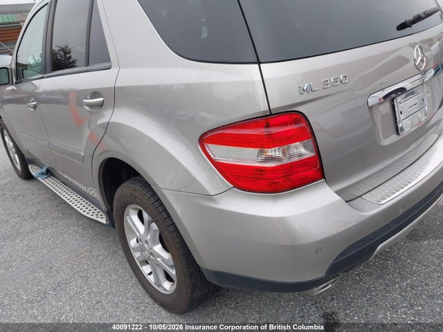 40091222 :رقم المزاد ، 4JGBB86E67A273058 vin ، 2007 Mercedes-benz Ml 350 مزاد بيع