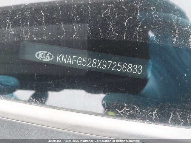 40094465 :رقم المزاد ، KNAFG528X97256833 vin ، 2009 Kia Rondo مزاد بيع