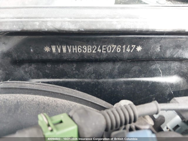 Aukcja sprzedaży 2004 Volkswagen Passat Gls V6, vin: WVWVH63B24E076147, numer aukcji: 40094503