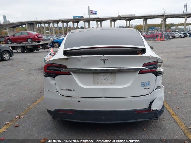 40094507 :رقم المزاد ، 5YJXCBE25GF017920 vin ، 2016 Tesla Model X Awd/standard Range مزاد بيع