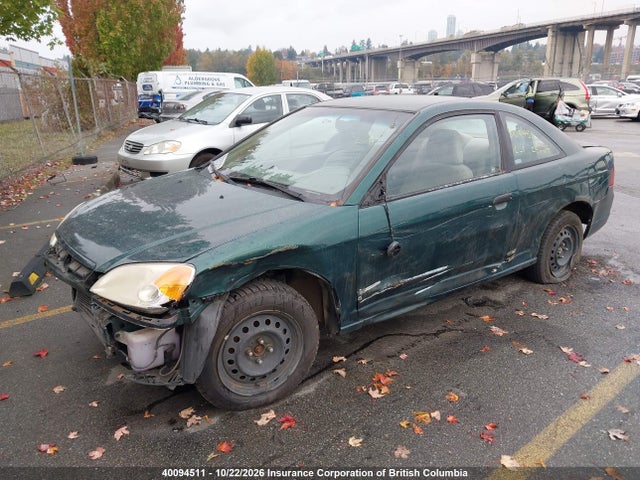 Продаж на аукціоні авто 2001 Honda Civic, vin: 1HGEM215X1L007605, номер лоту: 40094511