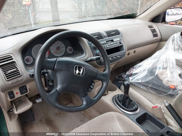 Продаж на аукціоні авто 2001 Honda Civic, vin: 1HGEM215X1L007605, номер лоту: 40094511