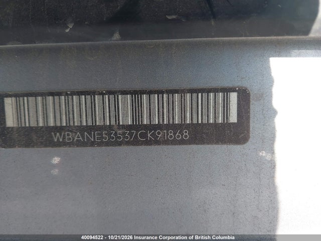 Aukcja sprzedaży 2007 Bmw 525i, vin: WBANE53537CK91868, numer aukcji: 40094522
