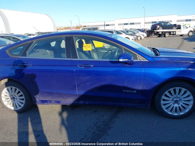 40094554 :رقم المزاد ، 3FA6P0LU3DR380001 vin ، 2013 Ford Fusion Hybrid Se مزاد بيع