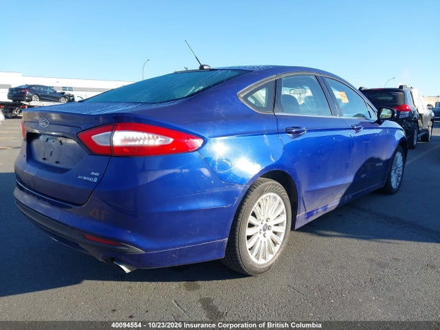 40094554 :رقم المزاد ، 3FA6P0LU3DR380001 vin ، 2013 Ford Fusion Hybrid Se مزاد بيع