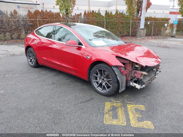 40094569 :رقم المزاد ، 5YJ3E1EA3KF420183 vin ، 2019 Tesla Model 3 مزاد بيع
