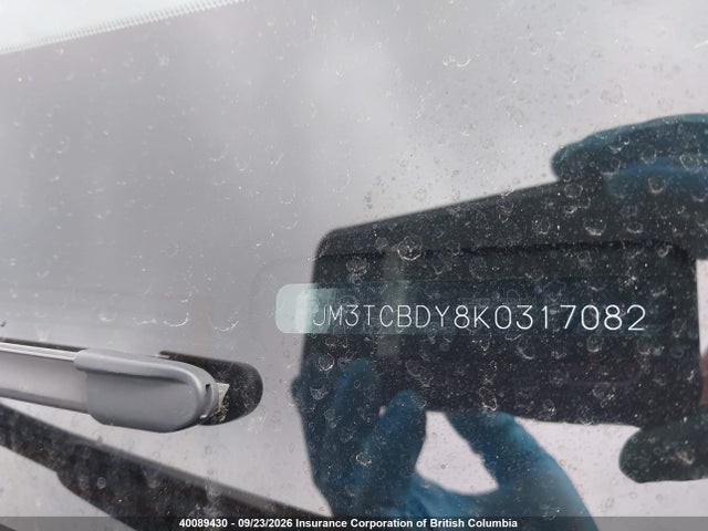 40089430 :رقم المزاد ، JM3TCBDY8K0317082 vin ، 2019 Mazda Cx-9 Grand Touring مزاد بيع