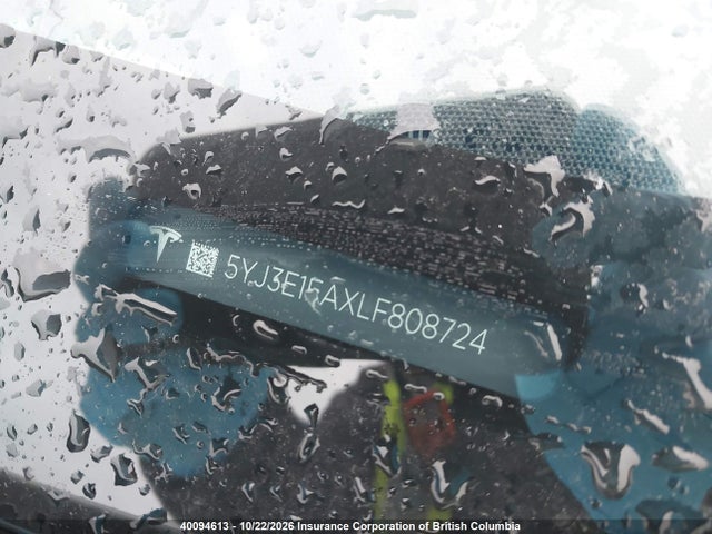 Tesla MODEL 3 2020 5YJ3E1EAXLF808724 Image 20