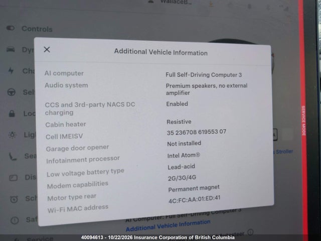 Tesla MODEL 3 2020 5YJ3E1EAXLF808724 Image 7