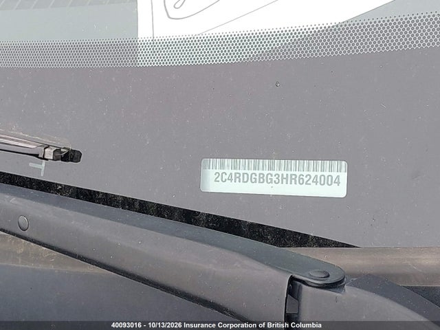 Aukcja sprzedaży 2017 Dodge Grand Caravan Se, vin: 2C4RDGBG3HR624004, numer aukcji: 40093016