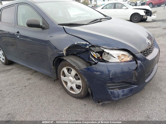 40094747 :رقم المزاد ، 2T1KU40EX9C089031 vin ، 2009 Toyota Corolla Matrix مزاد بيع