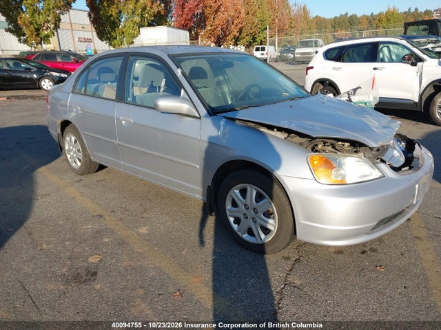 Продажа на аукционе авто 2003 Honda Civic, vin: 2HGES16693H917554, номер лота: 40094755