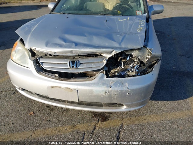 2003 Honda Civic მანქანა იყიდება აუქციონზე, vin: 2HGES16693H917554, აუქციონის ნომერი: 40094755