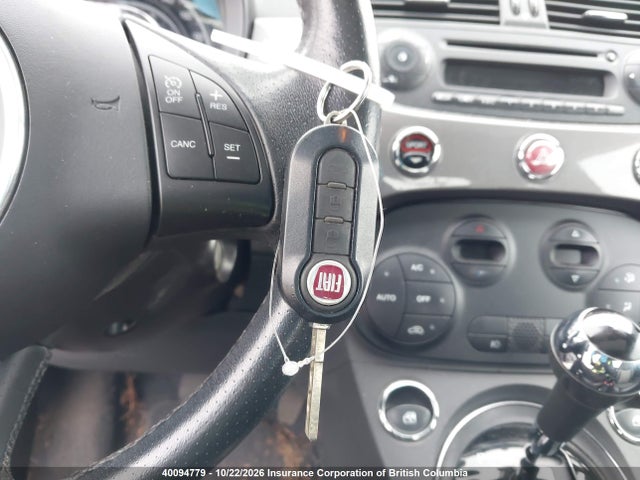 Продаж на аукціоні авто 2012 Fiat 500, vin: 3C3CFFBR6CT208566, номер лоту: 40094779